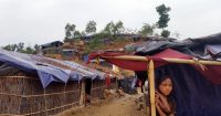 عاصفة استوائية تقتلع مخيمات النازحين الروهنغيا في ميانمار