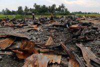 ميانمار تعتقل 24 مسلما حاولوا إطفاء النيران في جامع تاريخي
