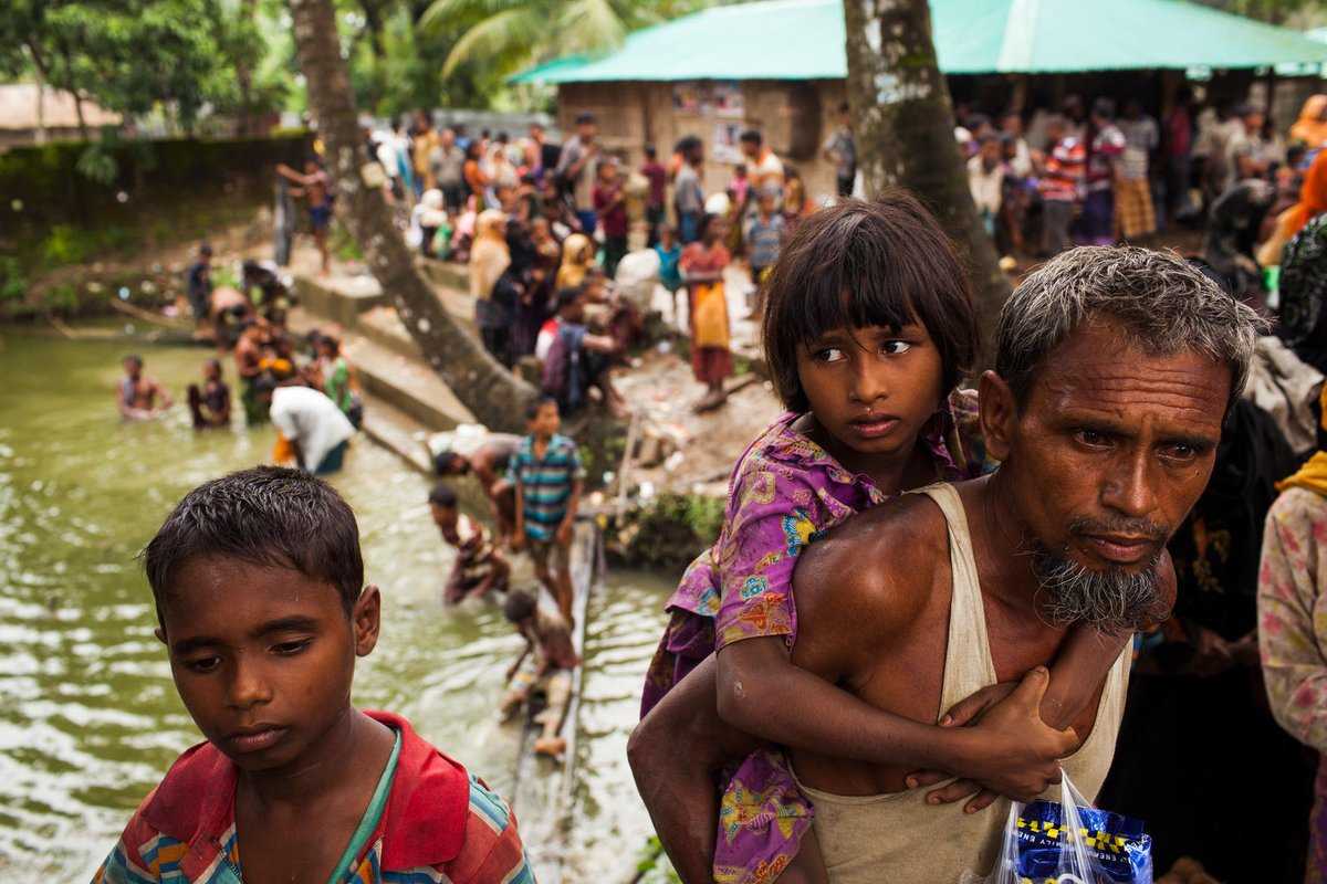 صور من مأساة الروهنغيا في مخيمات بنغلاديش | أكتوبر 2017م