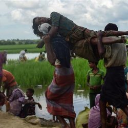 انخفاض معدل تدفق اللاجئين الروهنغيا إلى بنغلادش