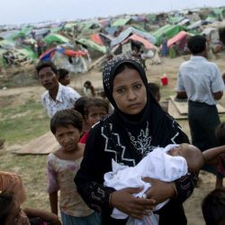 اليابان تطالب ميانمار بضمان عودة مسلمي أراكان إلى البلاد