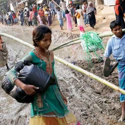 الأمطار تهدد حياة آلاف اللاجئين الروهنغيين في بنغلادش