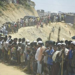 بالصور.. قافلة جزائرية تصل مخيمات اللاجئين الروهنغيا