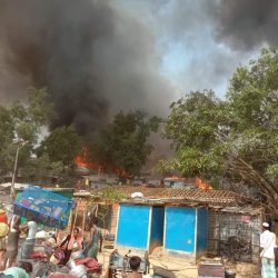 بنغلاديش.. حريق بمخيّم لمسلمي أراكان يخلّف أضراراً مادية