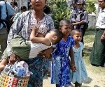 شرطة بوسيدنغ ببورما تحلق لحى ثلاثة علماء دين روهنجيين
