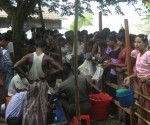 نازحو مخيم "سارا فرانغ" في أراكان يواجهون التهديد من قبل البوذيين العنصريين
