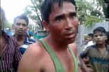 قوات ميانمار تعتدي على رجل روهنغي بعصا حديدي