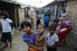 المعتقلون من الروهنغيا خلال حملة أمنية في ميانمار بينهم أطفال
