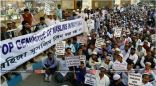 محتجون في مدينة كولكاتا الهندية يطالبون ميانمار بوقف قتل الروهنغيا