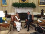 أوباما يستقبل وزيرة خارجية ميانمار.. وأزمة “الروهنغيا” على الطاولة