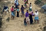 بالصور.. الأمطار الغزيرة تهدد حياة مئات النازحين الروهنغيا في بنغلاديش