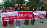 مقررة الأمم المتحدة “يانغي لي” تصل إلى بورما وبوذيون يحتجون ضدها