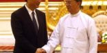رئيس ميانمار يلتقي بعضو مجلس الدولة الصيني