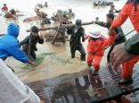 عمال الإنقاذ يعانون للوصول لمناطق غمرتها السيول في ميانمار