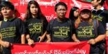 الصحفيون فى ميانمار يحتجون على حكم سجن صحفية