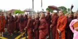 50 راهبا بوذيا ينذرون حياتهم للعمل على تطهير أراكان من الروهنجيا