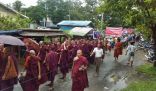 مئات البوذيين يطالبون بوقف دعم وكالات الإغاثة لمسلمي الروهنغيا في ميانمار