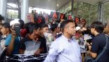آﻻف اللاجئين الروهنغيا يتظاهرون أمام مبنى اﻷمم المتحدة بماليزيا
