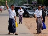 إطلاق سراح صحفيي رويترز المسجونين في ميانمار