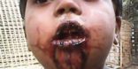 جنود من الجيش البورمي يضربون طفلة روهنجية عمرها 4 سنوات