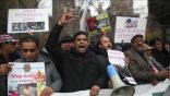 مظاهرة أمام الأمم المتحدة بنيويورك تطالب بوقف العنف ضد “الروهنغيا”